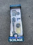 Vtg Solid Brass Antiqued Schlage Grip Handleset Parthenon P513-072 Nos Deadbolt. Fixed Price $299.00.