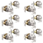 Knobonly Keyed Alike Exterior Knob, Round Outdoor Lock With One Sided. Fixed Price $95.03.