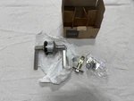 Schlage Latitude Satin Nickel Privacy Bed & Bath Door Handle Lever F40-LAT-619. Fixed Price $25.00.