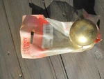 Schlage F170NV ORB605 Bright Brass Single Dummy Knob New Old Stock. Fixed Price $5.00.