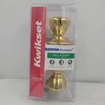Kwikset Passage Hall And Closet Polished Brass Door Knob 92001-513. Fixed Price $12.71.