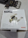 Lot Of 18 Maxwell Wave Handle Lever Privacy Lock - Satin Nickel 403405. Fixed Price $135.00.