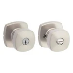 Arroyo Satin Nickel Keyed Entry Door Knob With Soft Modern Rose Featuring Smartk. Fixed Price $34.69.