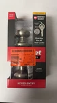 Kwikset Juno Keyed Entry Door Knob Polished Brass 97402-736. Fixed Price $19.00.