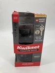 Kwikset Arroyo Matte Black Keyed Entry Door Knob W/ Soft Modern Rose & Smartkey. Fixed Price $14.95.