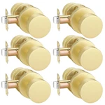 Ehomeware 6 Pack Brass Door Knobs Keyless Closet/passage/hallway Handles .... Fixed Price $219.61.