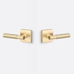 Ridgecrest Sureloc Aspra Passage Rosette Satin Brass Grip Door Knob 2 3/8. Fixed Price $68.39.