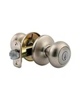 Kwikset 400 Cove Single Cylinder Keyed Entry Knob Satin Nickel With 2 Keys. Fixed Price $26.99.