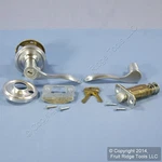 Right Weslock Traditonale Bordeau 640 Satin Chrome Keylock Lever Door Handle. Fixed Price $27.99.