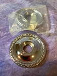 Lot Of 2 Baldwin Estate Privacy 5149 Silver Rope Rosette Polished Nos. Fixed Price $29.99.