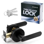 Entry Door Handle With Lock Keys, Secure Keyed Round Lever Exterior I.... Fixed Price $31.28.