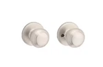Kwikset Cove Satin Nickel Passage Door Knob For Hall Closet Microban. Fixed Price $14.90.