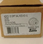 Kwikset 400CV 15 Smt 6AL Rcs K3 Satin Nickel Keyed Entry Door Cove Handleset. Fixed Price $25.70.