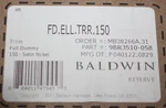 Baldwin FDELLTRR150 Ellipse Non-turning 2-SIDED Dummy Door Knob Set Satin Nickel. Fixed Price $90.75.