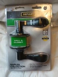 Naples Bronze Hall Closet Passage Door Handle By Defiant Nib 1001509942. Fixed Price $14.93.