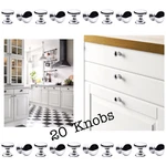 10 Pack (20 Knobs) Ikea Faglavik Chrome Plated. Fixed Price $45.00.