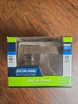 Schlage F10 Nbk 619 Satin Nickel Universal Passage Door Handle Hall Closet. Fixed Price $18.00.