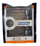 Schlage Bell Keyed Entry Knob Lockset Combo Pack Satin Chrome FB50 V 626. Fixed Price $34.95.