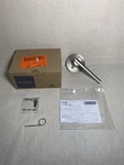 Schlage Lock Co. F170 619 Single Dummy Latitude Door Lever, Satin Nickel. Fixed Price $10.00.