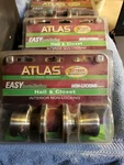 3 New Atlas Hall Closet Door Knob Interior Brushed Silver. Fixed Price $18.53.