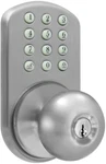 Milocks Keyless Entry Door Knob Satin Nickel Electronic Keypad Bed Bath. Fixed Price $63.98.