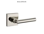 Baldwin Reserve Tube Lever Contemporary Square Rose Privacy Set Polished Nickel. Fixed Price $115.00.