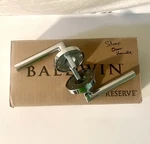 Baldwin Reserve Door Handle Full Dummy Polished Chrome Round Tube Lever New Open. Fixed Price $39.99.
