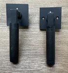Emtek 5210US19.LSUS19.KNUS19.RH L-square Privacy Lever Set Flat Black *read*. Fixed Price $59.99.