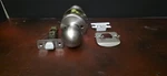 Kwikset Polo Passage Door Knob With Round Rose Satin Nickel 4XL2506 Lock. Fixed Price $12.99.