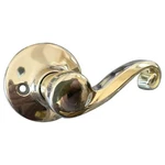Kwikset Lido US3 604 Ll Left Hand Active Interior Trim Polished Brass Door Lever. Fixed Price $29.99.