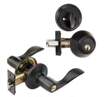 Dynasty Hardware Heritage Front Door Keyed Entry Lever & Deadbolt Combo, Bronze. Fixed Price $25.00.
