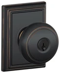 Schlage F51-AND-ADD Andover Keyed Entry Door Knob Set Bronze. Fixed Price $68.88.