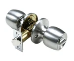 Toledo Malaga Keyed Entry Door Knob Exterior Lock Satin Stainless Steel. Fixed Price $13.45.