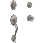 Schlage Wakefield Satin Nickel Single Cylinder Door Handleset Alexandria Knob. Fixed Price $229.95.