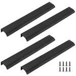 Black Back Mount Finger Edge Pull 400MM / 15.7", Aluminum Hidden Handle Conce.... Fixed Price $17.21.