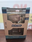 Schlage Sacramento Privacy Lever Satin Nickel F40VSAC619 #9AJ. Fixed Price $35.00.