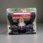 Tellmanufacturing Finishing Touches Keyed Entrance Lever Lock Black RL100496 Nip. Fixed Price $29.99.