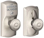 Schlage FE595-CAM-GEO Camelot Keypad Entry Nickel. Fixed Price $121.10.