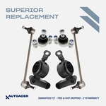 Autoacer - 6P Front Lower Control Arm Bushings Ball Joints Links For Mini Cooper. Fixed Price $163.00.