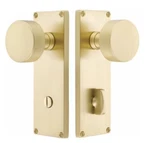 Emtek Modern Thumbturn Privacy Non-keyed 3-3/8" C-to-c Sideplate Lock 8229ROUUS4. Fixed Price $165.99.