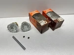 Ilco Unican Glass Crystal Replacement Door Knobs & Brass Shank 199-03-51. Fixed Price $19.99.