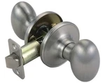 (lot Of 3) Design House 750489 Egg Series Passage Knob Fits Doors 1-3/8" Nickel. Fixed Price $60.00.
