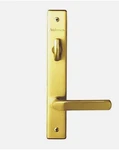 Andersen Anvers Single French Door Handle Set Bright Brass 2578913. Fixed Price $299.95.