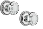 Nostalgic Warehouse Rope Rosette With Deco Knob, Passage - 2.375", Bright Chrome. Fixed Price $69.99.