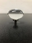 Amerock BP36651CG10 Glacio 1-3/4 Inch Oval Cabinet Knob Crystal Satin Nickel. Fixed Price $10.68.