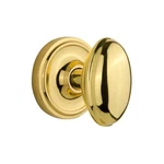 Polished Brass Traditional Classic Rosette Homestead Passage Door Knob, 2.375". Fixed Price $73.44.