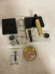 Kwikset 973PVLRCT Prava Lever Dummy Interior Pack, Matte Black/satin Brass. Fixed Price $35.69.