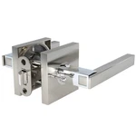 Avalon 0520 - Modern Door Handle Set (privacy / Passage) Satin Nickel Finish. Fixed Price $49.99.