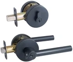 Design House 582650 Eastport Single Cylinder Keyed Entry Lever - Black. Fixed Price $208.66.