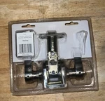 Design House Satin Nickel Scroll Privacy Bed /bath Door Lever Nos. Fixed Price $11.00.